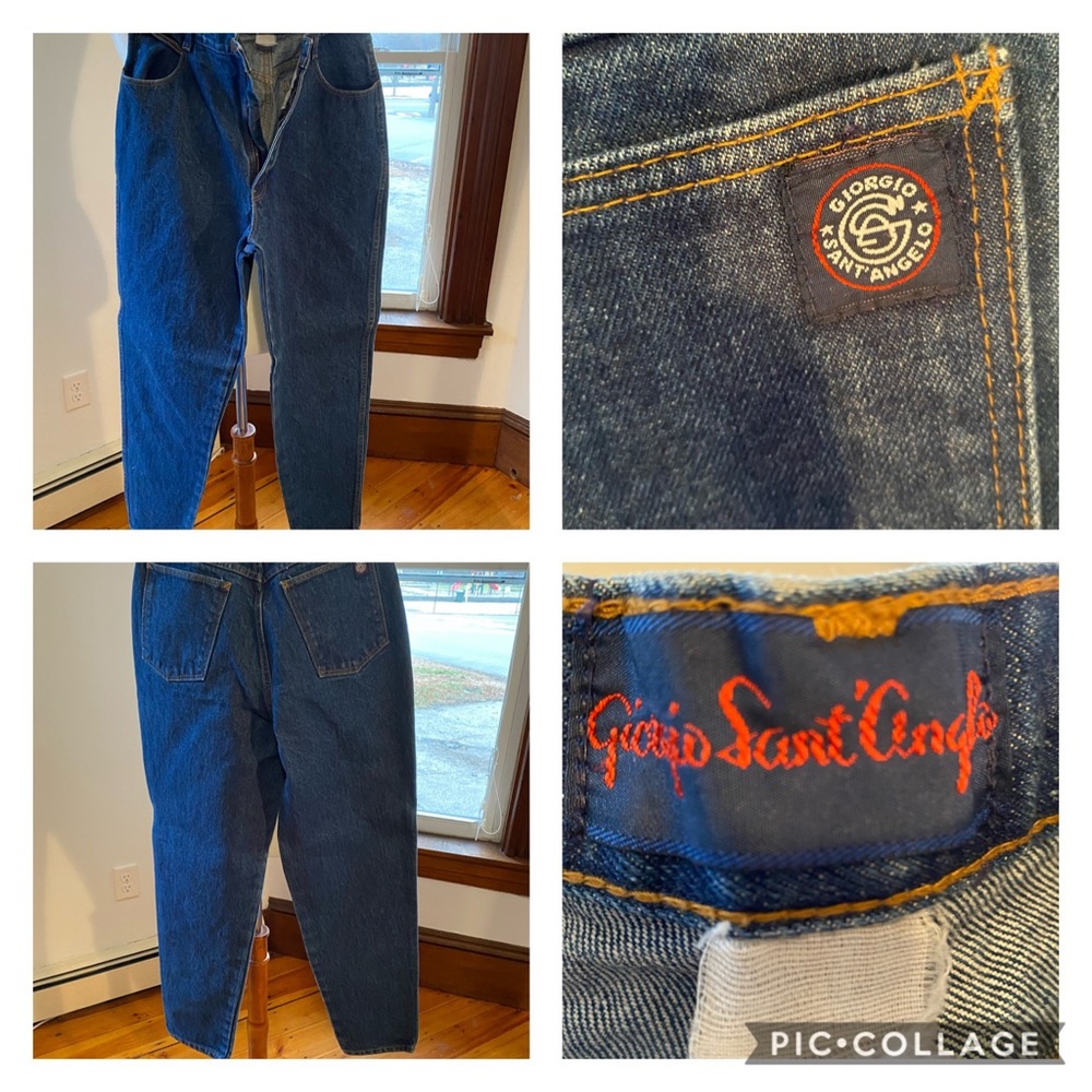 Vintage high waist dark jeans Giorgio Saint Angelo